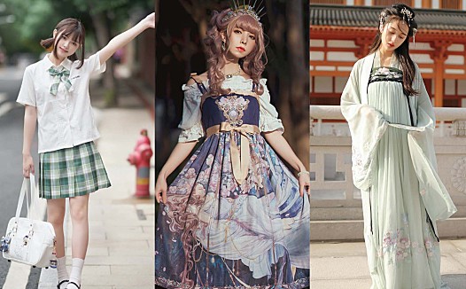 JK汉服Lolita,“三坑少女”这个冬天有点冷