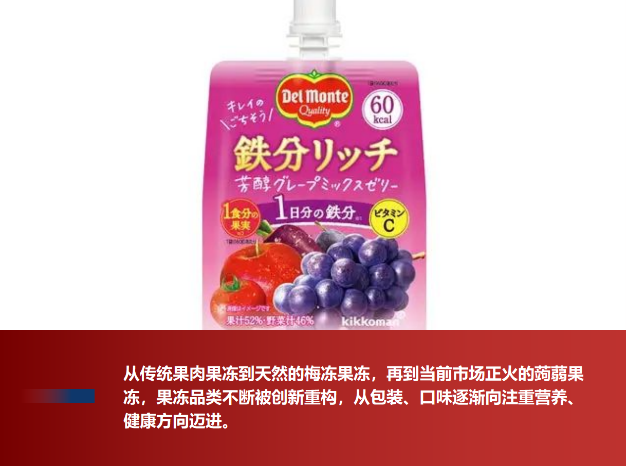 混搭玩法！透过龟甲万的新品“Del Monte富铁葡萄混合果冻”，看风味果冻的新趋势